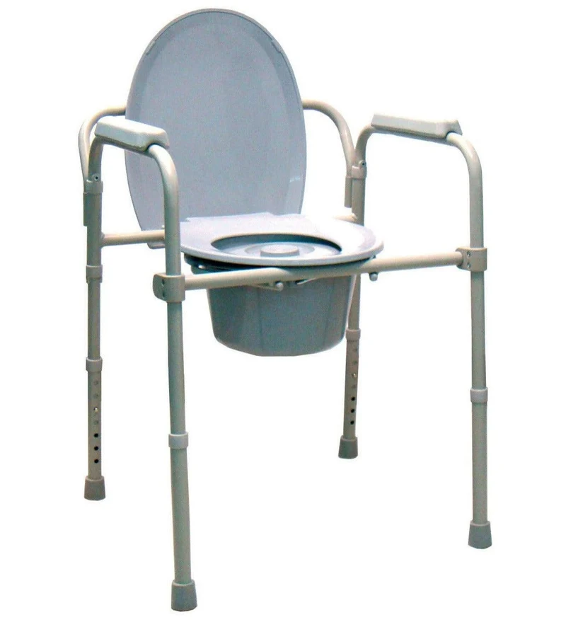 Chaise WC avec Couvercle et Accoudoirs