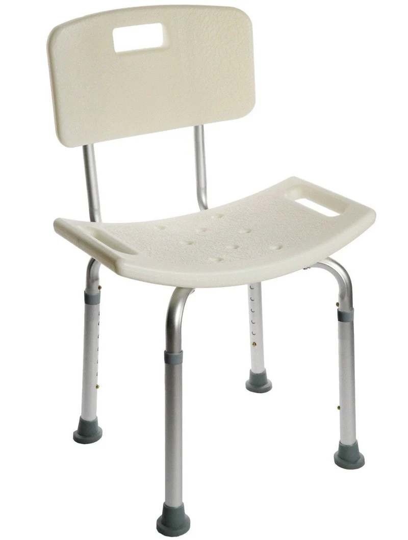 Chaise de douche antidérapante | Avec Dossier