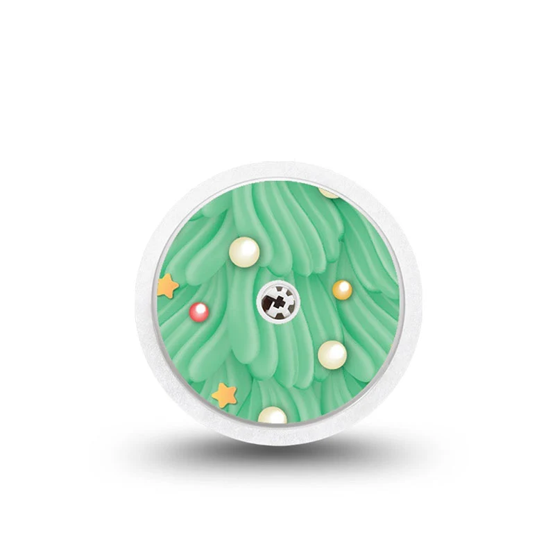 Autocollant pour capteur ExpressionMed Freestyle Libre 2 : biscuit de Noël