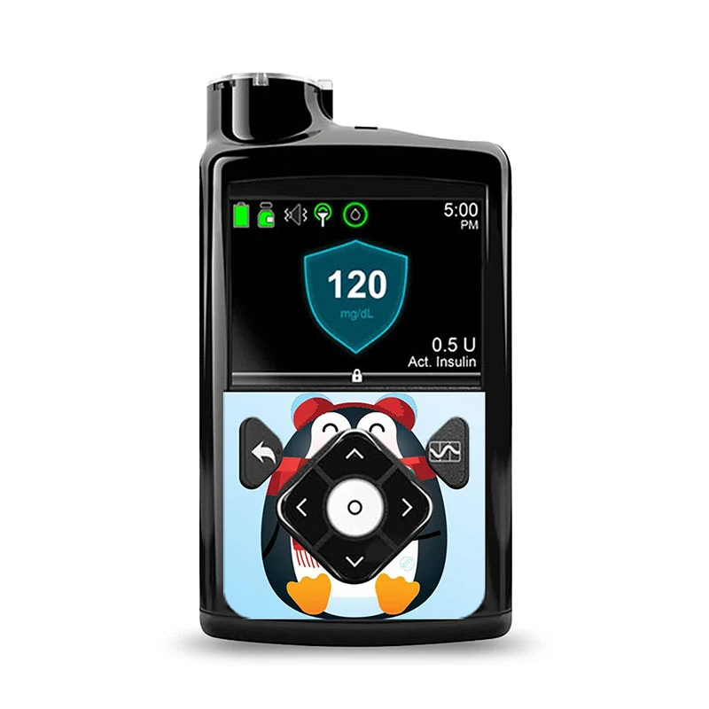 Autocollant décoratif ExpressionMed Medtronic Minimed : Pingouin heureux