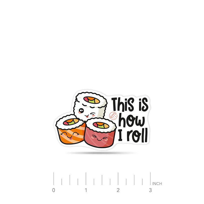 Autocollant ExpressionMed Sushi idiot