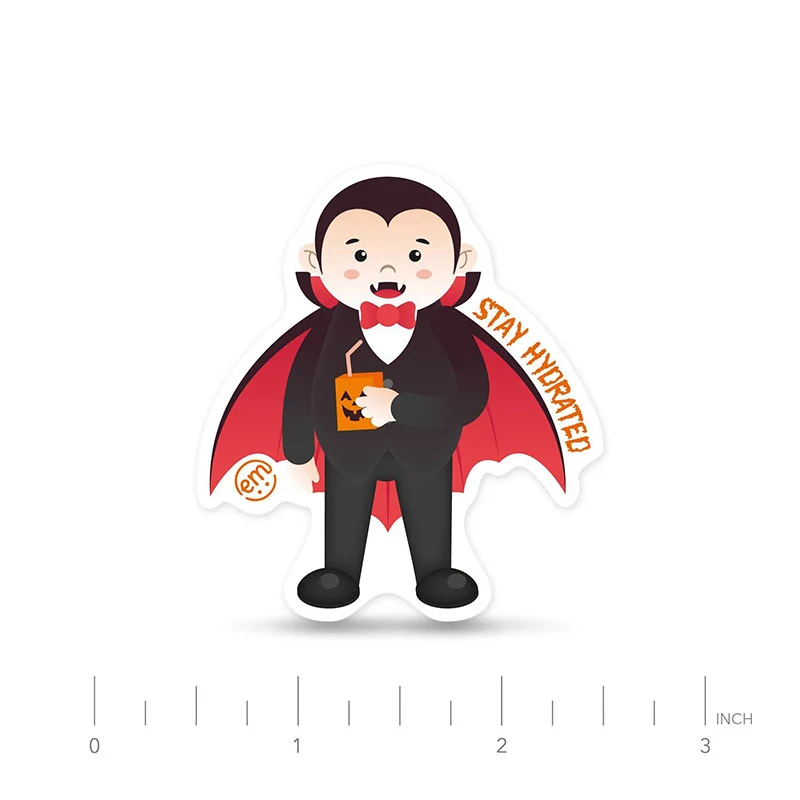 Autocollant ExpressionMed Vampire assoiffé