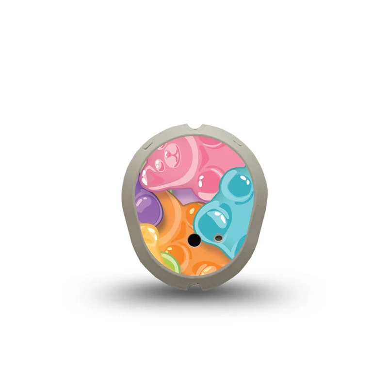 Autocollant de l'émetteur ExpressionMed Dexcom G7 : oursons gommeux