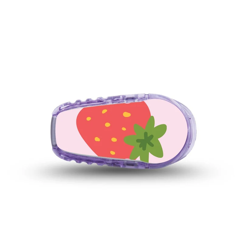 Autocollant de l'émetteur ExpressionMed Dexcom G6 : Porcelet aux fraises