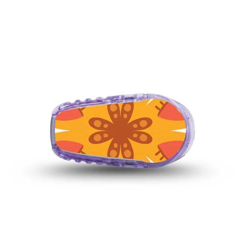 Autocollant émetteur ExpressionMed Dexcom G6 : Mandala psychédélique
