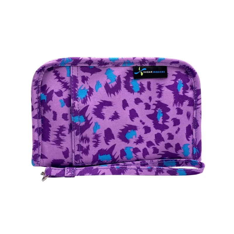 Portefeuille Omnipod de Sugar Medical : Léopard violet