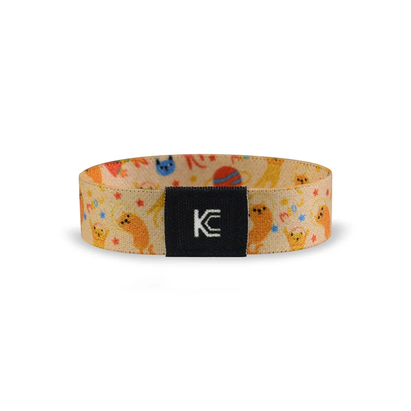 Bracelets réversibles de sensibilisation au diabète de type 1 pour enfants : Space Cats