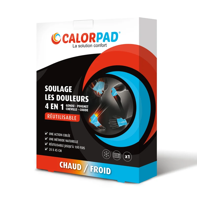 COUSSINS CHAUD/ FROID REUTILISABLES - 4 en 1
