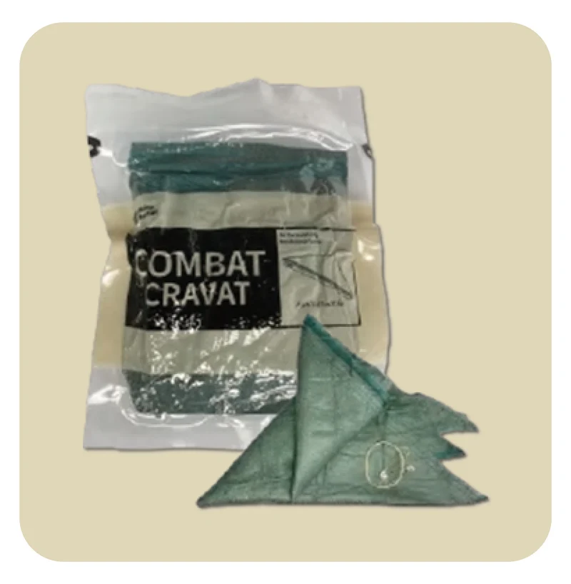 Bandage triangle de combat - Combat cravat