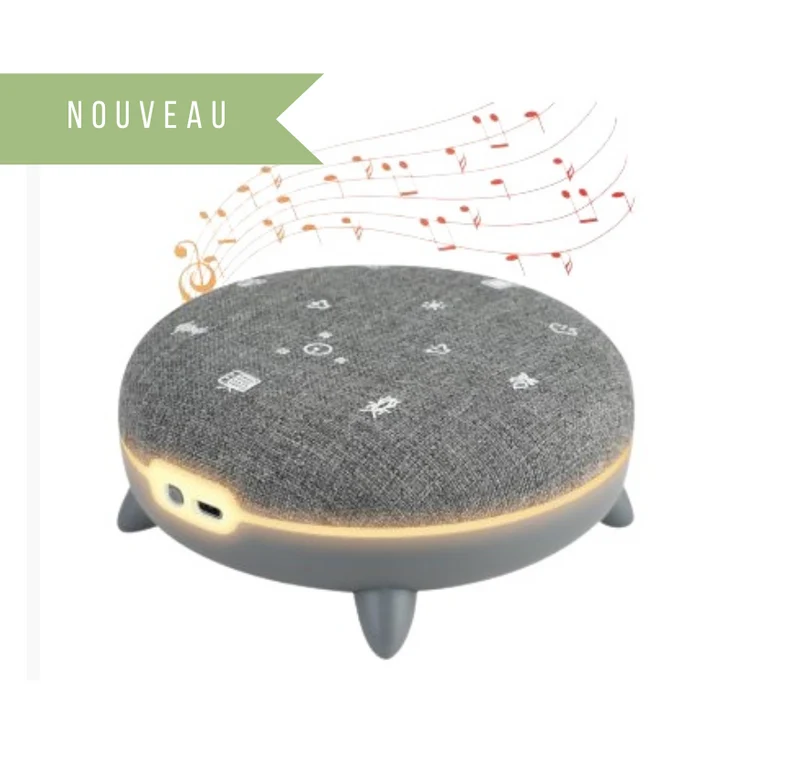 ZEN BOX - Générateur de sons apaisants pour le sommeil avec streaming musique Bluetooth