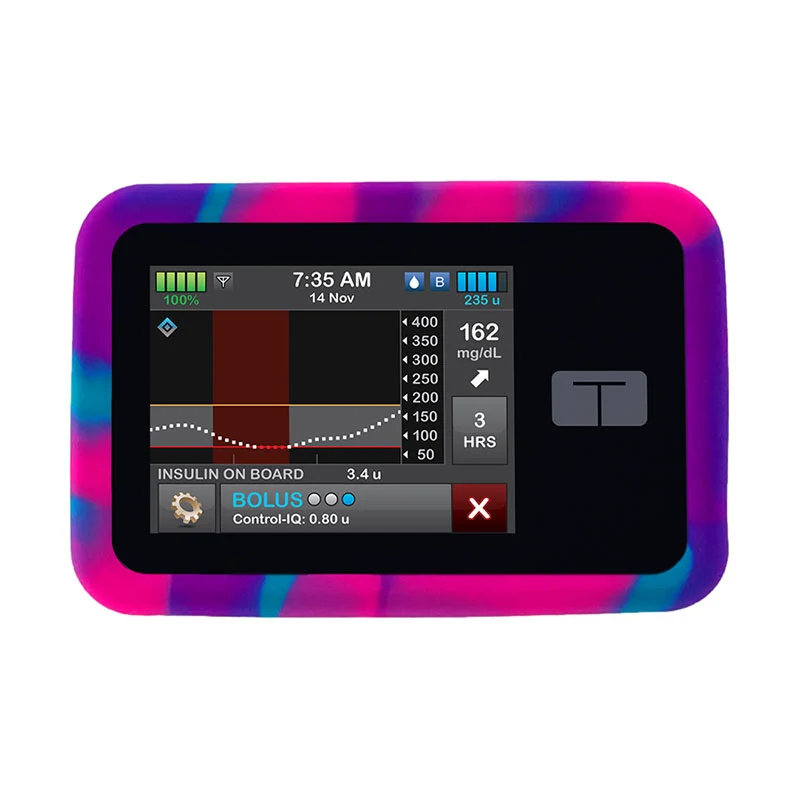 Coque Gel Tandem : Rose-Violet-Bleu