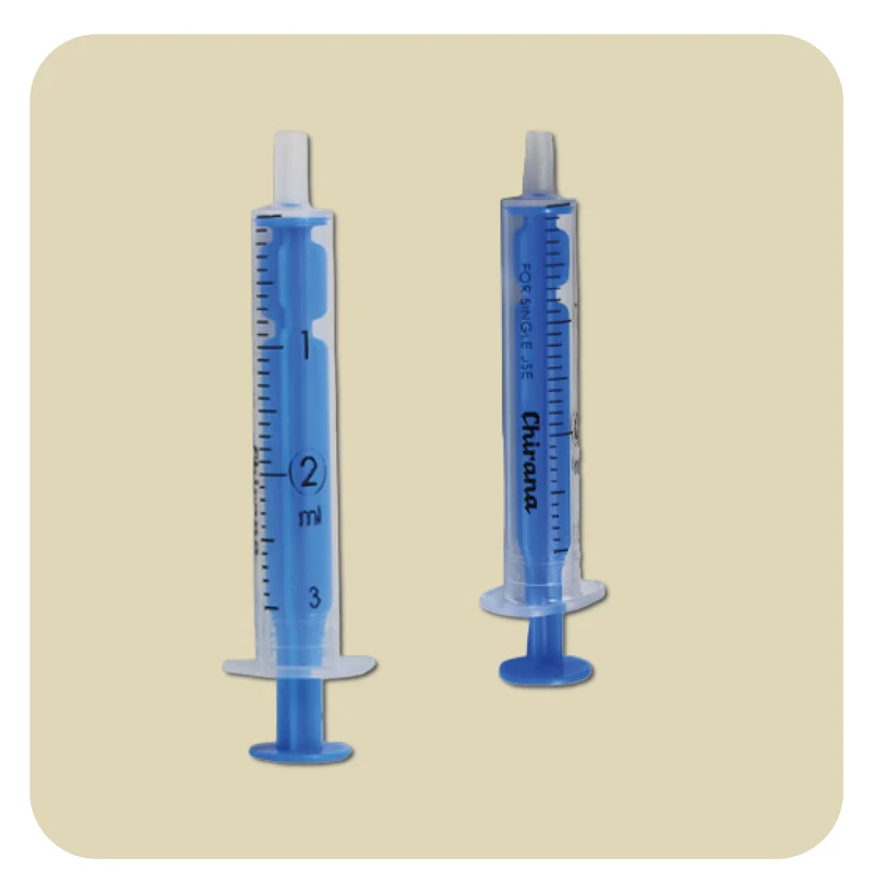 Seringues 2 pièces sans aiguilles 2 ml - Boîte de 100