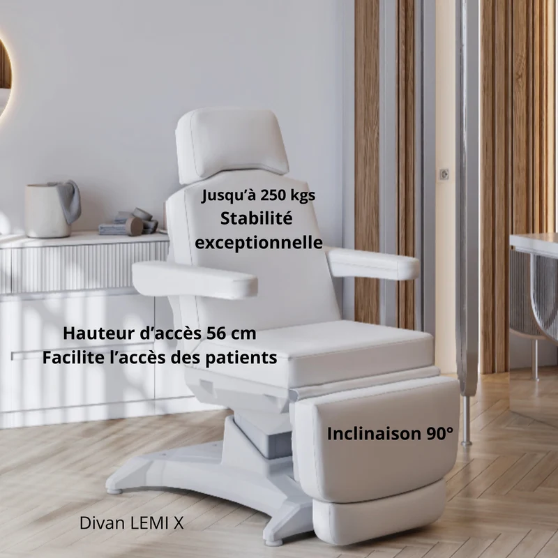Divan d'examen électrique 4 moteurs LEMI X