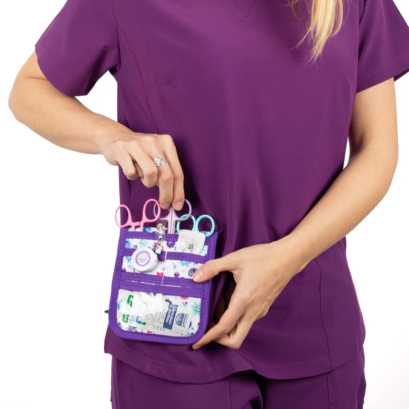 Organisateur poche blouse infirmière - Collection Virus