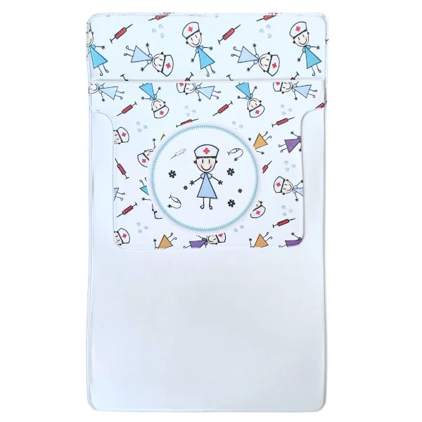 Pochette Protège-Poche pour Blouse Infirmière - "Infirmière"