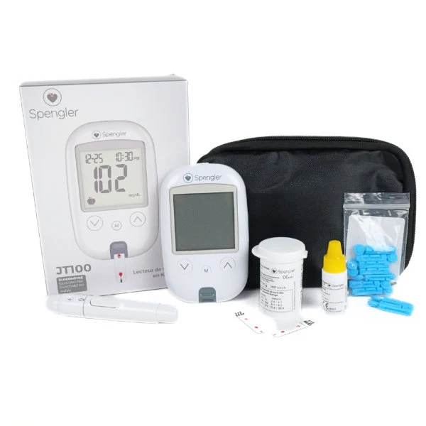 Glucomètre / Lecteur de Glycémie SPENGLER ® JT100 - Kit Complet