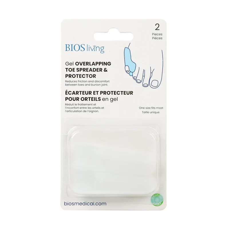 Gel Overlapping Toe Spreader & Protector