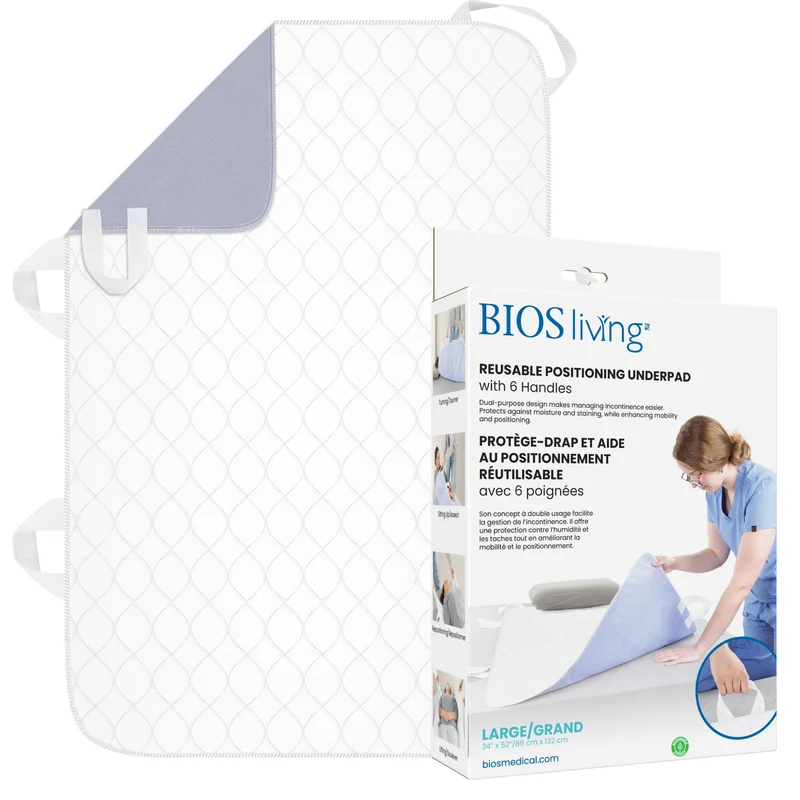 Reusable Positioning Underpad with 6 handles - Large