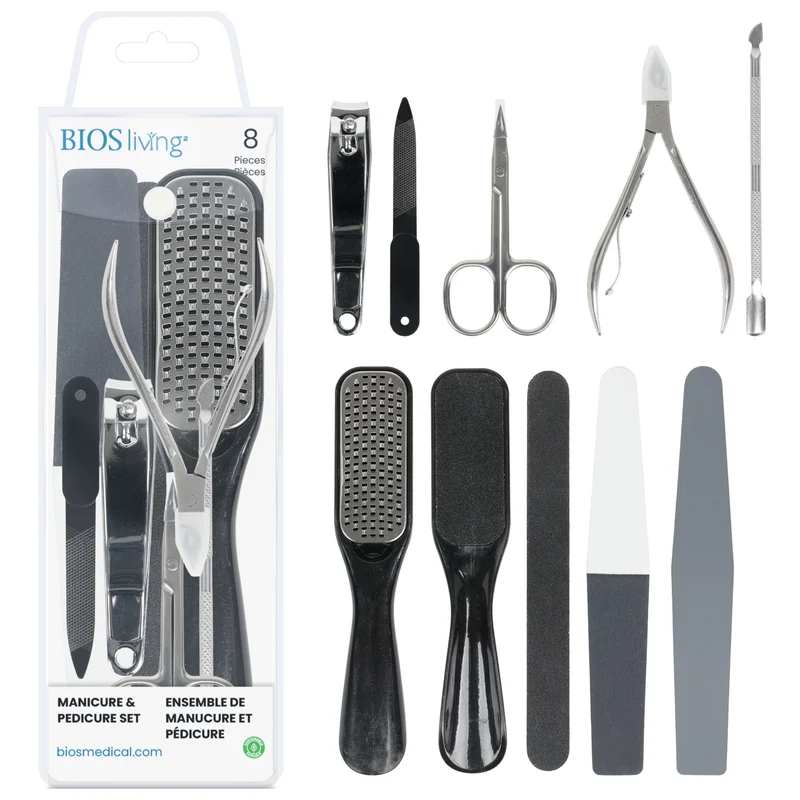 BIOS Living - Manicure & Pedicure Set (8 pieces)