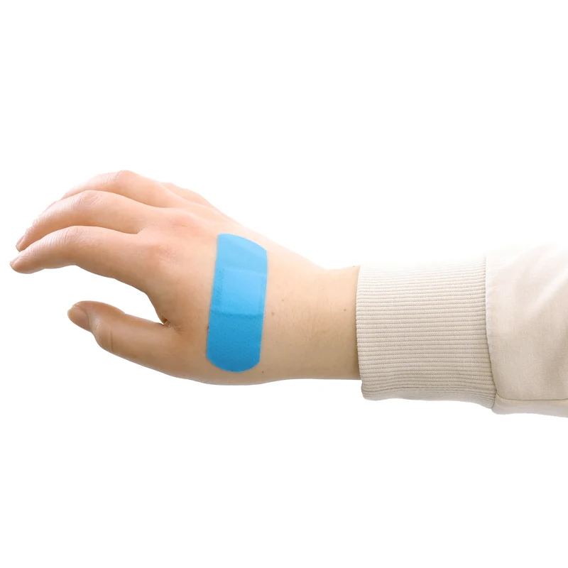 Blue Metal Detectable Plastic Bandages (Pack of 100)