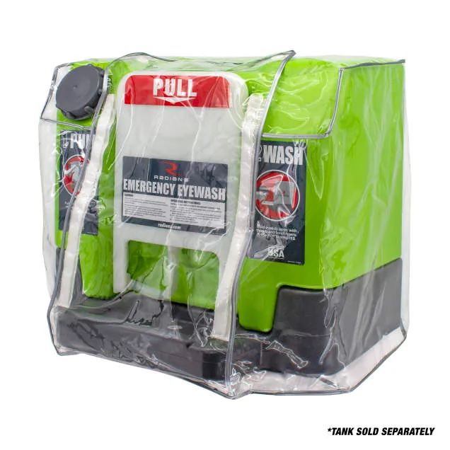 Couverture de station de lavage oculaire de 12 gallons