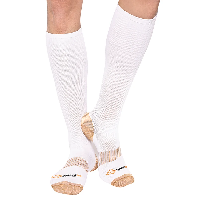 COPPER 88™ Women's Knee High Socks - White