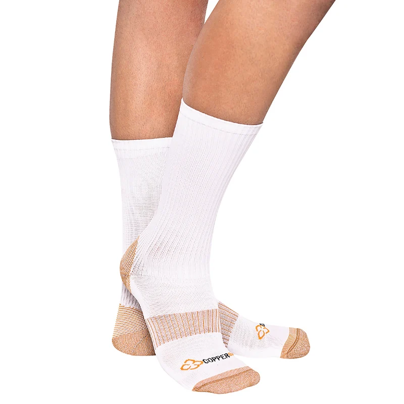COPPER 88™ Women's Calf High Socks - White