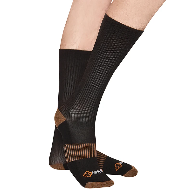 COPPER 88™ Men's Calf High Socks - Black