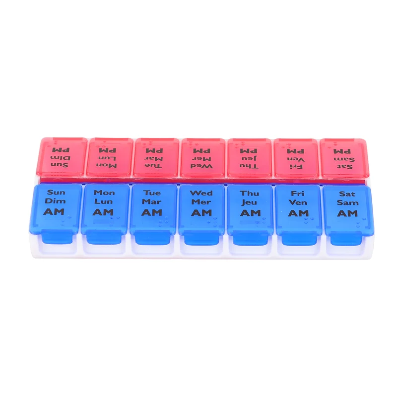 Compact Twice Daily Pill Box