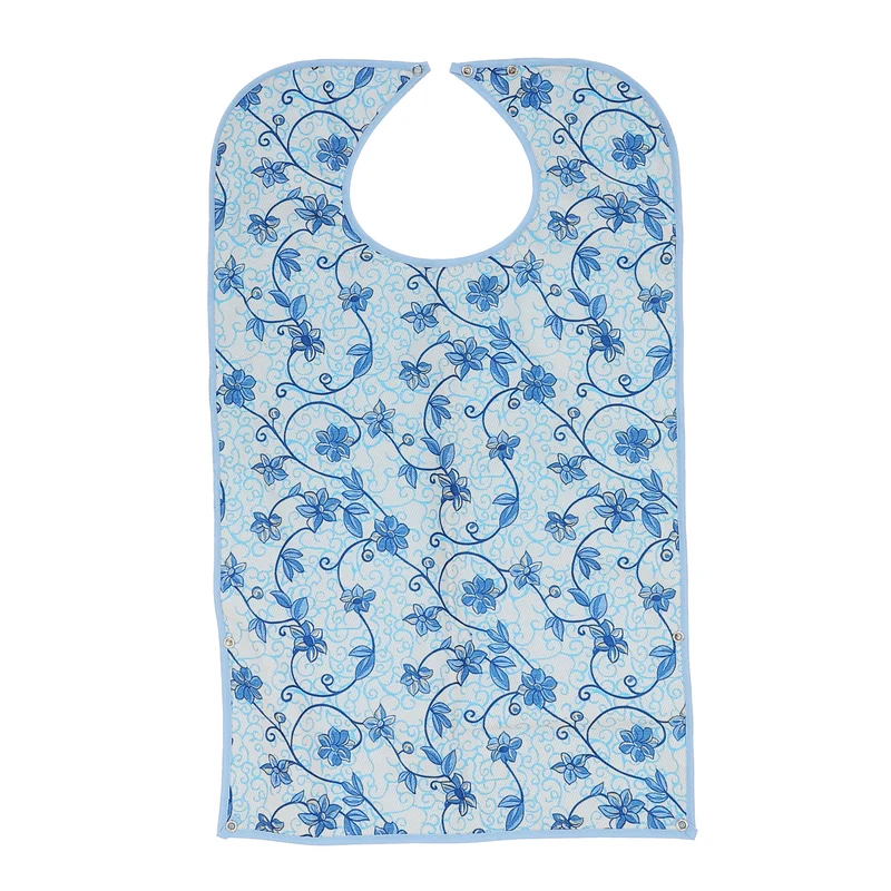 Blue Floral Clothing Protector
