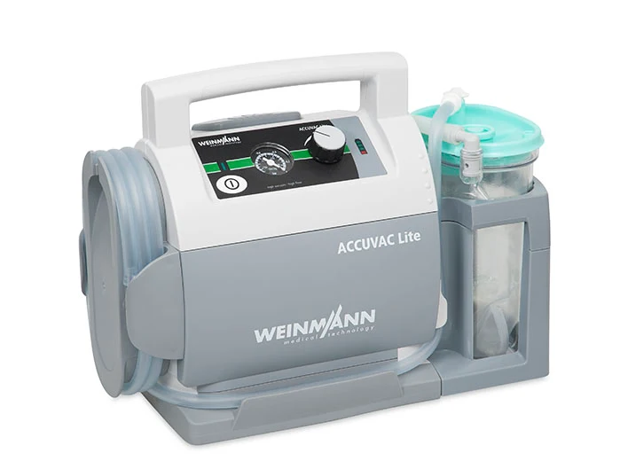 Aspirateur de mucosités ACCUVAC Lite réservoir usage unique