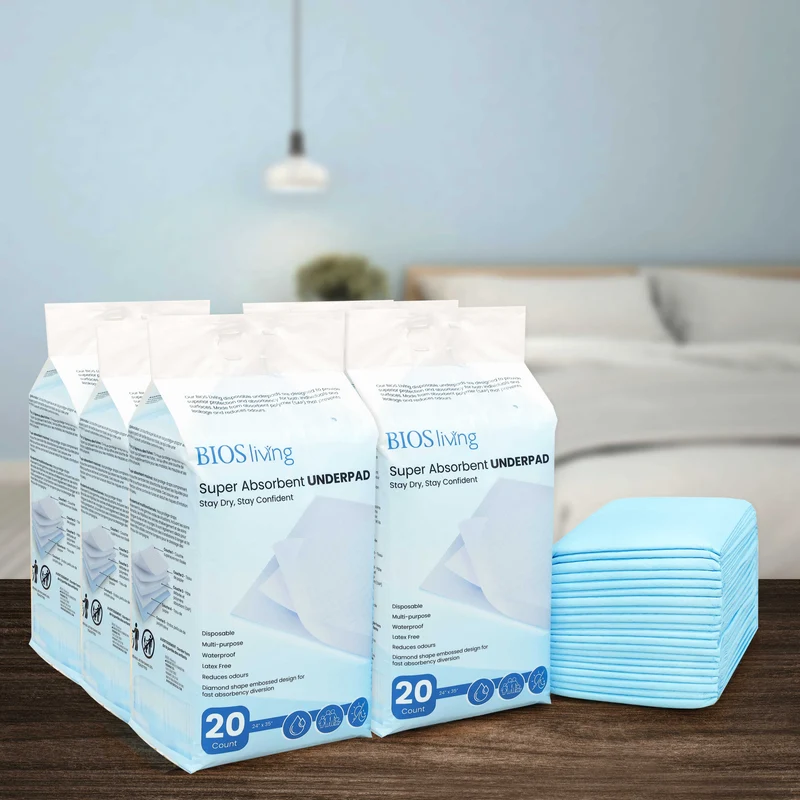 Disposable Underpads - Bulk Pack (120 Count)