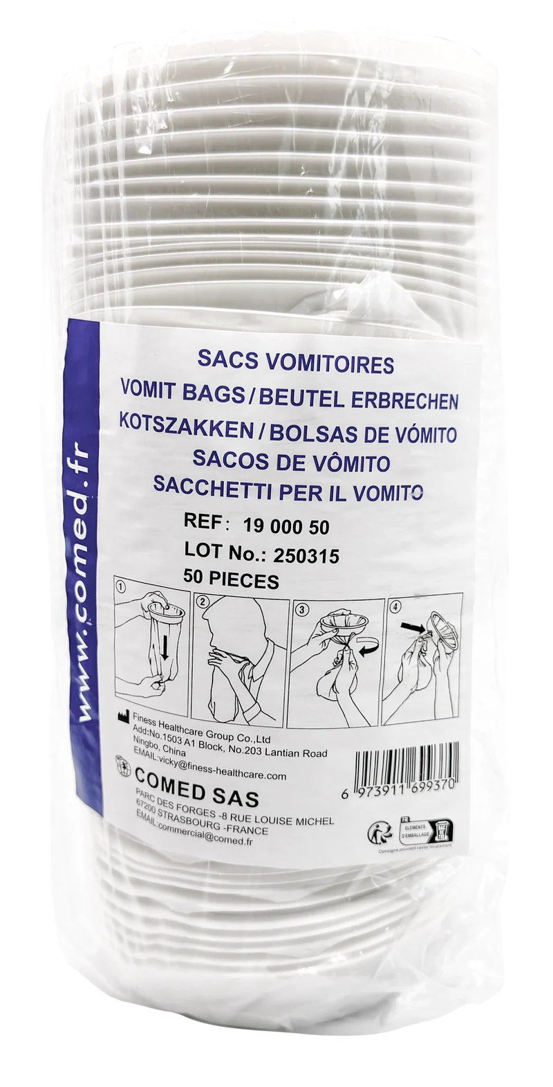 Sac vomitoire - Pack de 50