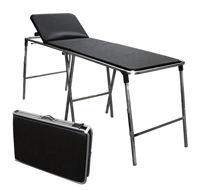 Divan d'Examen Acier Chromé, pliable