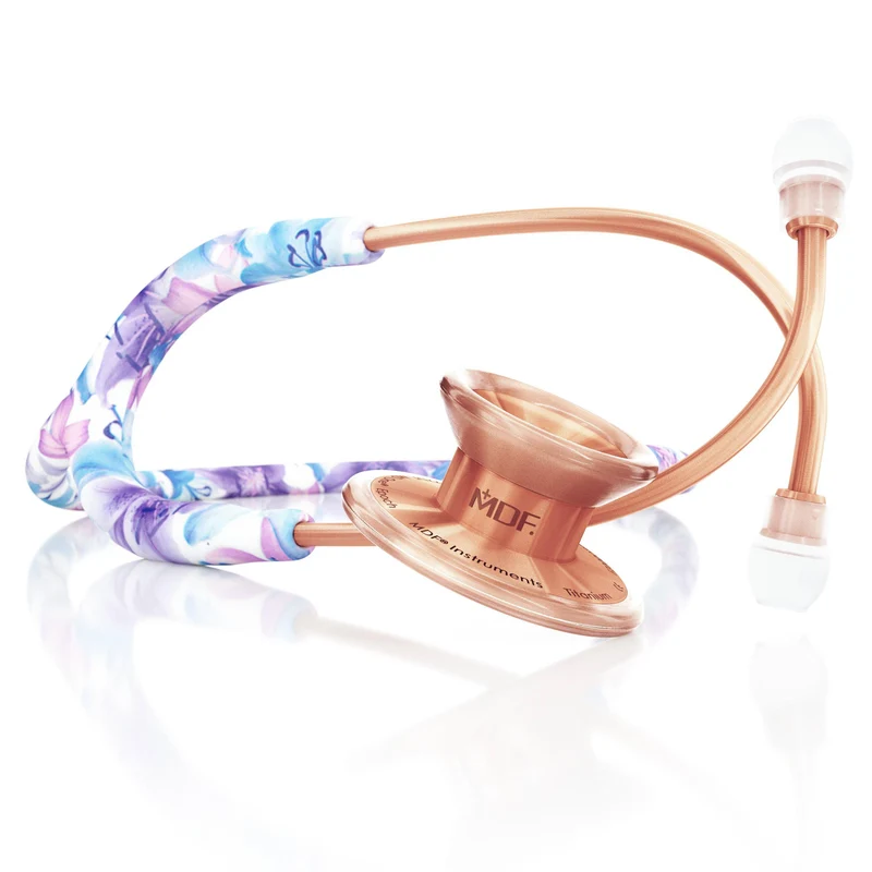MD One® Epoch® Titane - Stéthoscope Adulte - Monet/Or Rose