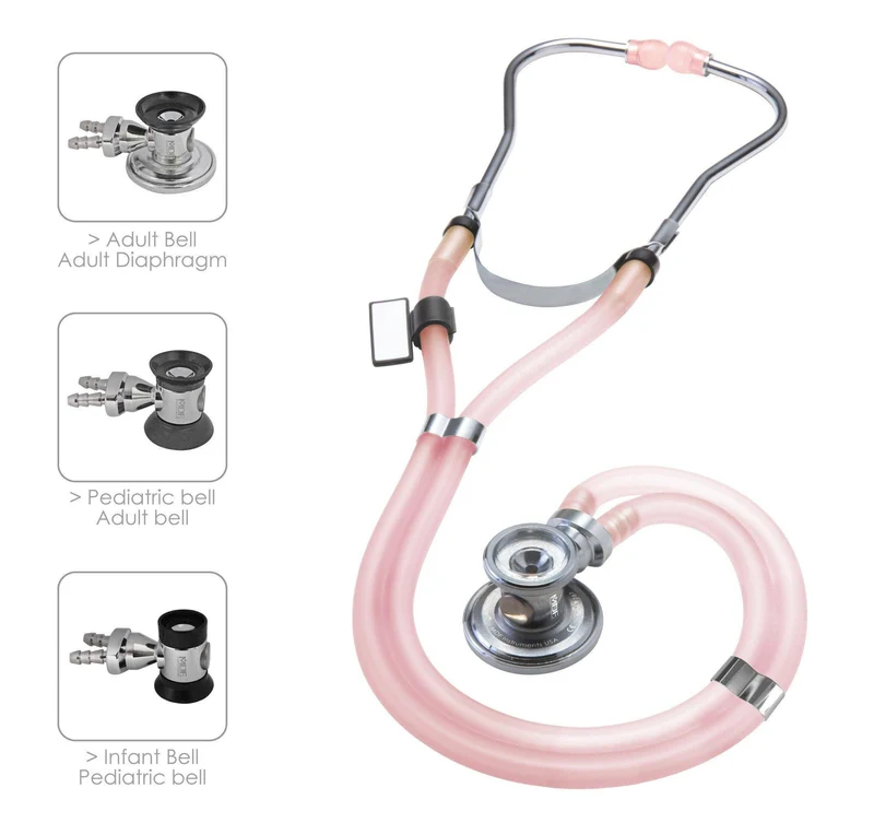 Sprague Rappaport Stéthoscope - Rose Translucide