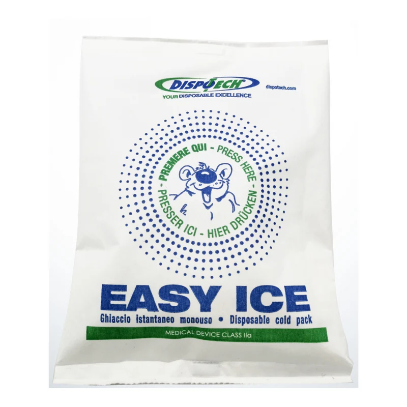Pochette de froid instantané à usage unique Easy Ice en textile non-tissé