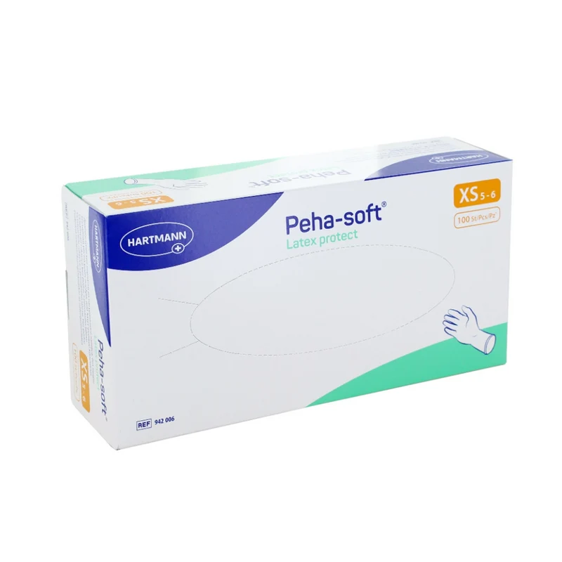 Gant d'examen en latex non poudrés Peha Soft Protect HARTMANN