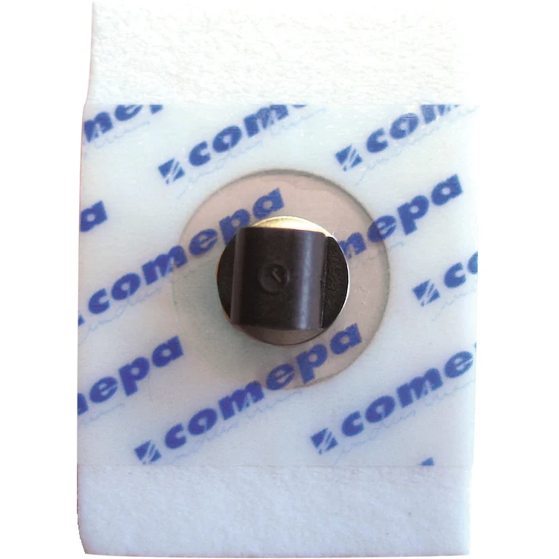 Electrode ECG Comepa 4,4x3,2cm rectangulaire à pontet - Sachet de 50