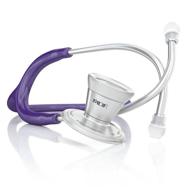 ProCardial® Stéthoscope de Cardiologie Adulte en Acier Inoxydable - Violet