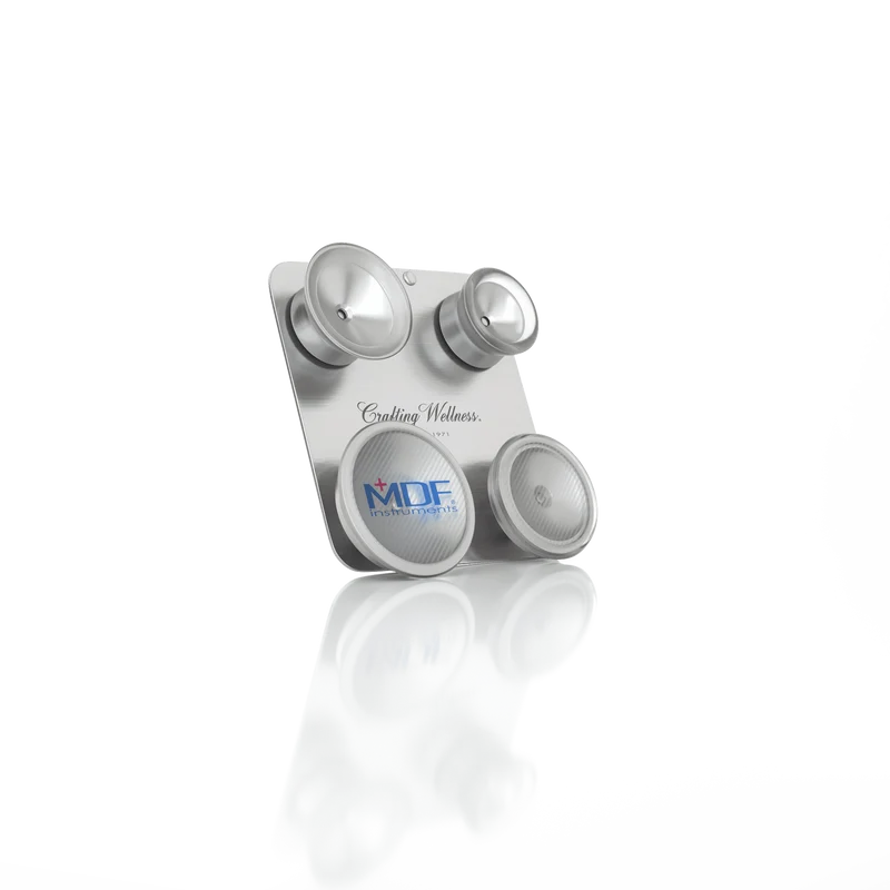 Accessoires Pédiatriques et néonataux avec attache - Pour stéthoscope Procardial® en acier inoxydable - Argent