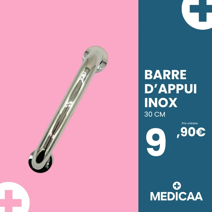 Barre d'Appui Inox - 30cm