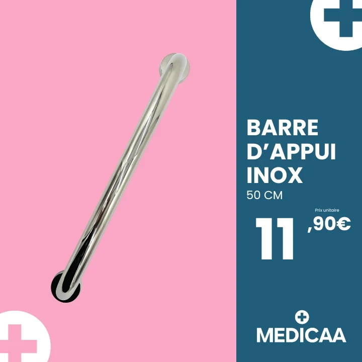 Barre d'Appui Inox - 50cm