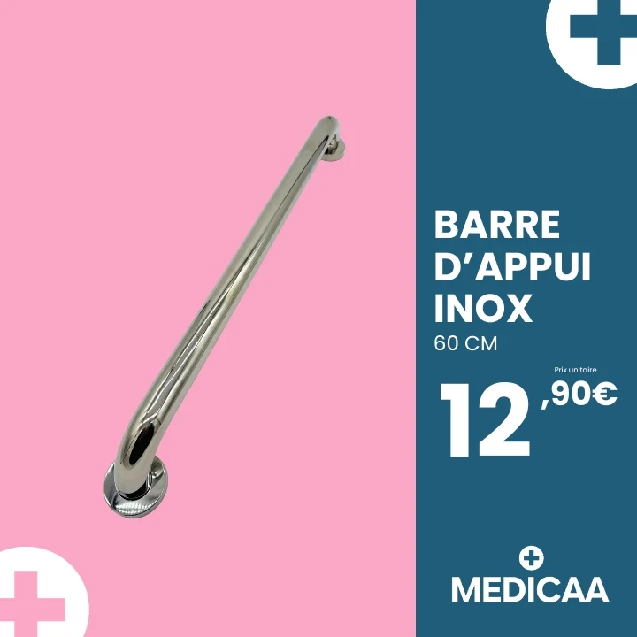 Barre d'Appui Inox - 60cm