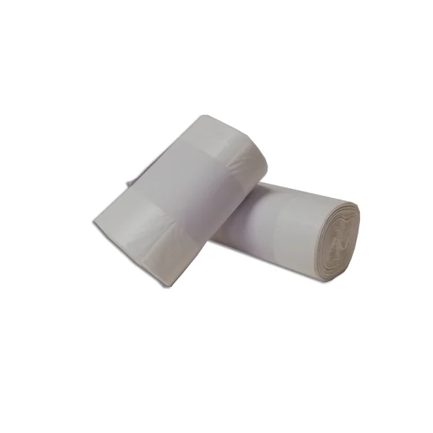 Sac poubelle HD blanc 30 L 500×650 Cristal Hygiène