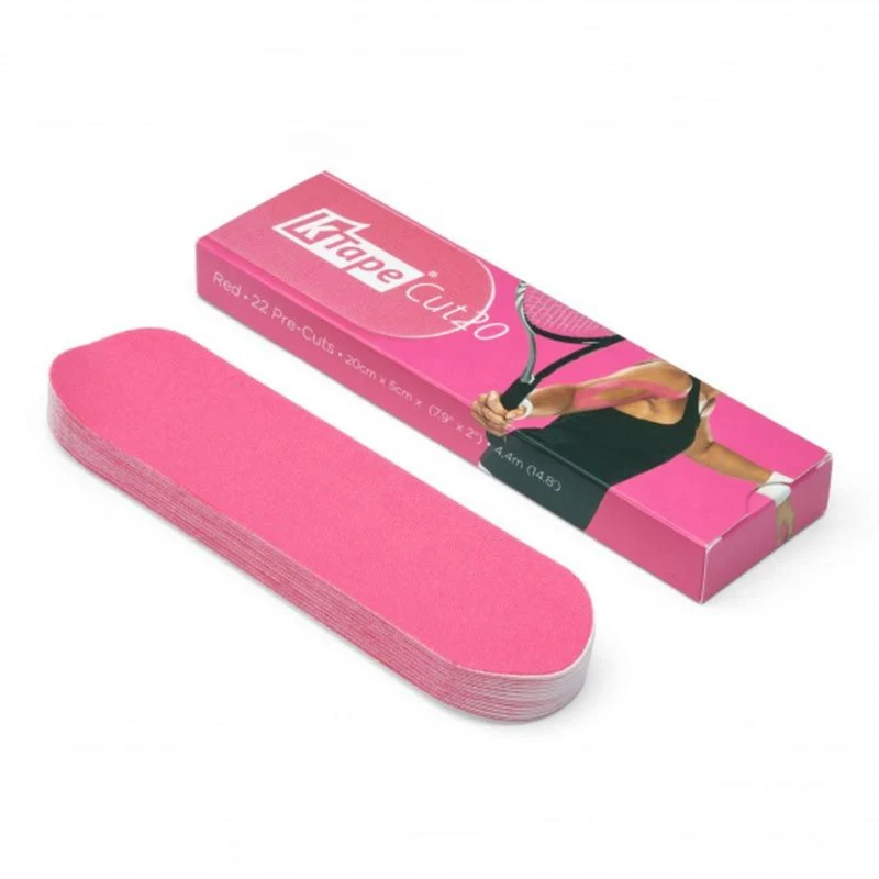 Boîte de 22 bandes taping pré-coupées K-Tape® Cut 20 cm - Fuschia