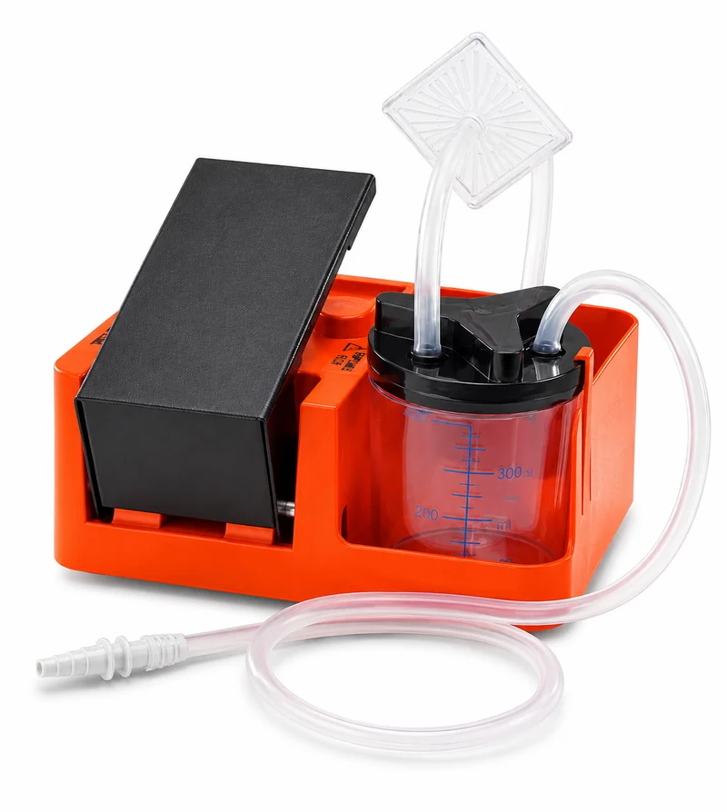 Aspirateur à Mucosités Manuel New EMIVAC, bocal 400 ml