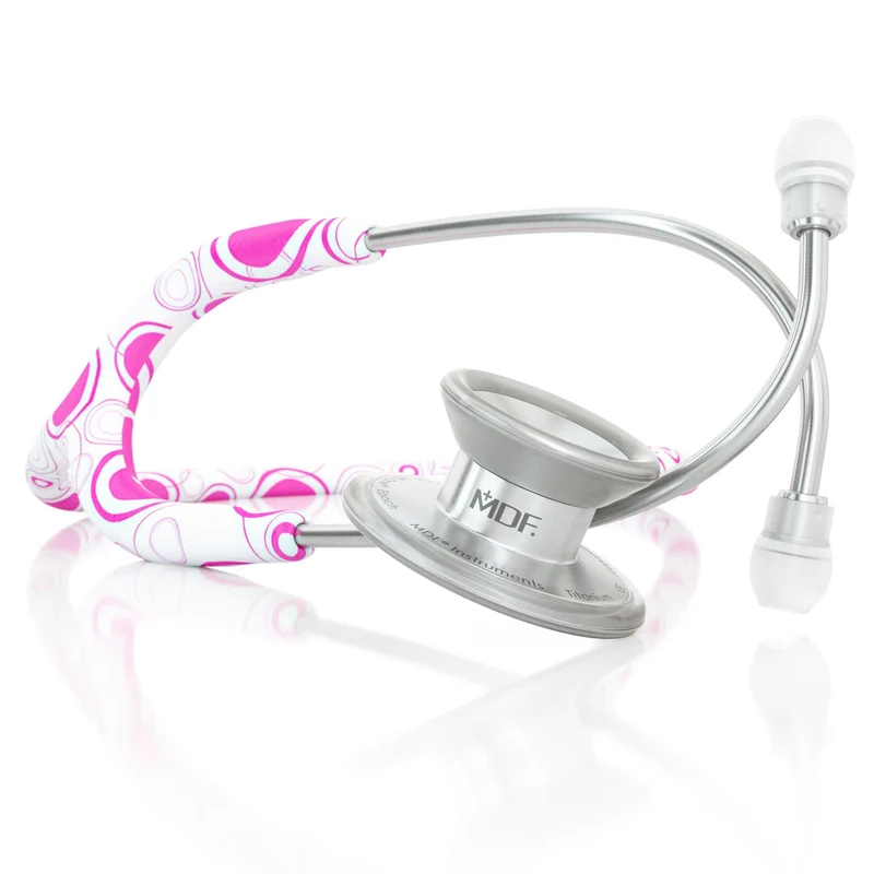 MD One® Epoch® Titane - Stéthoscope Adulte - Pinkadelic
