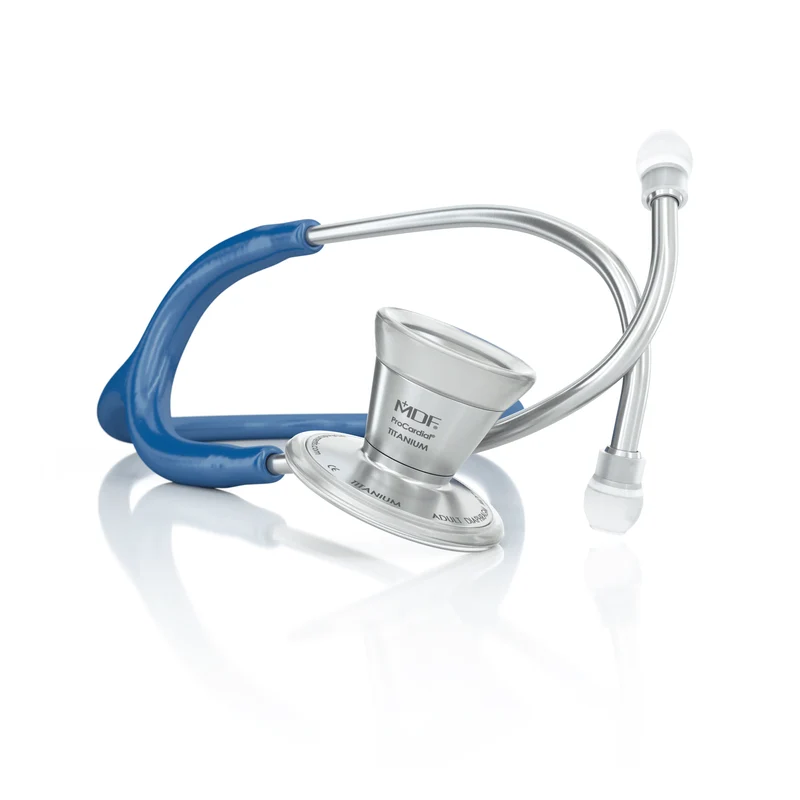 ProCardial® Titane - Stéthoscope de Cardiologie Adulte - Bleu Royal