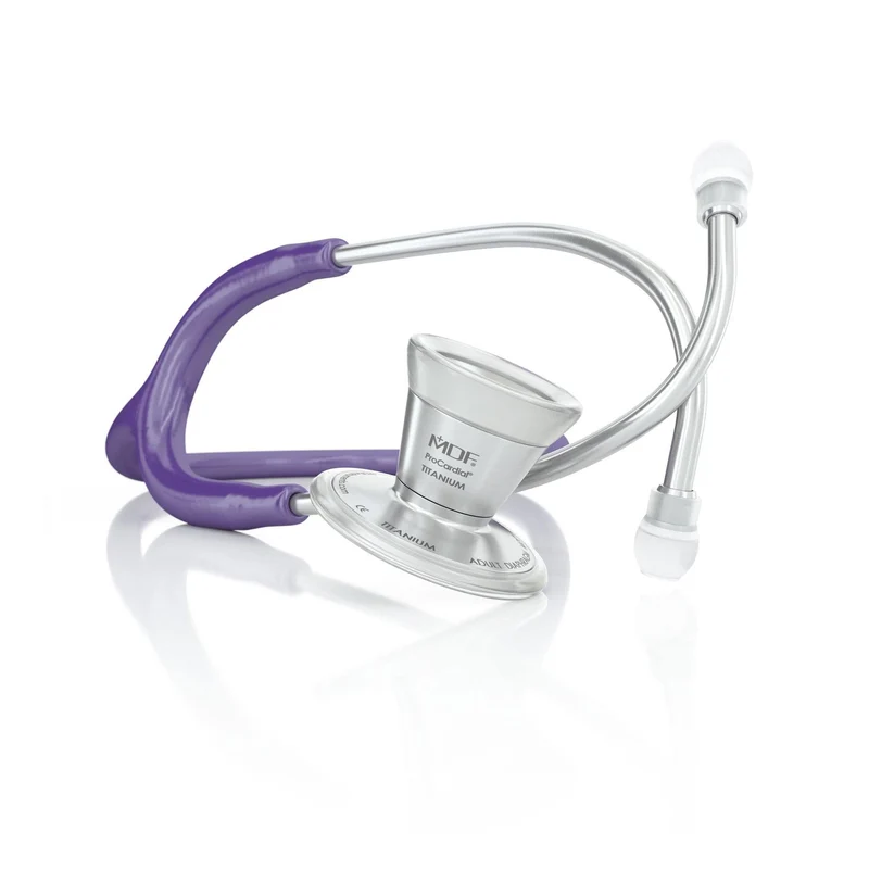 ProCardial® Titane - Stéthoscope de Cardiologie Adulte - Violet